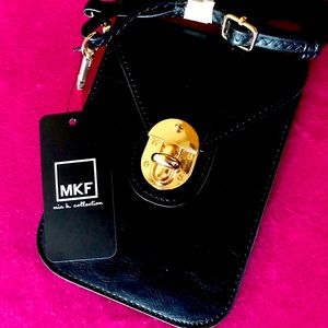 Small Black MKF Crossbody Bag NWT